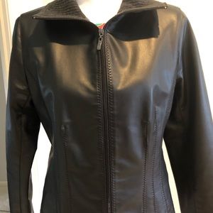 Leather jacket. Lightweight.